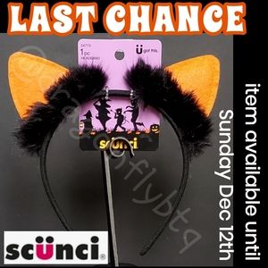 💥NWT scünci Halloween Cat Headband